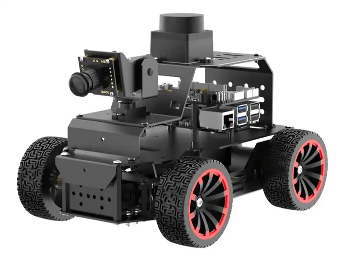 Hiwonder MentorPi A1 Ackerman Robot Car ROS2 AI Coding Robot (Starter Kit with Raspberry Pi 5 4GB)