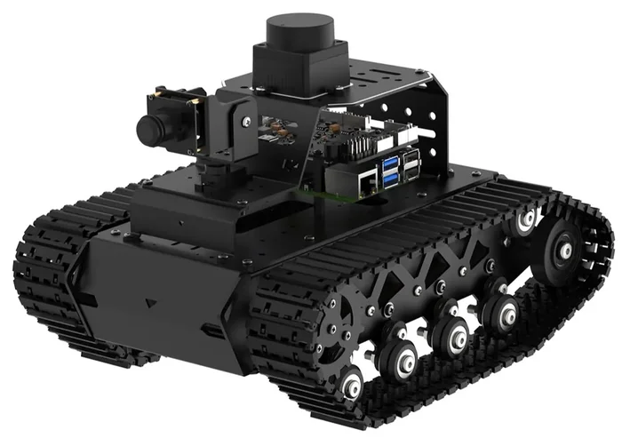 Hiwonder MentorPi T1 Tank Car, ROS2 AI SLAM Coding Robot (Starter Kit without Raspberry Pi 5)