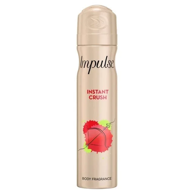 Impulse Ladies Deodorant Body Spray Instant Crush 75ml – Case of 6