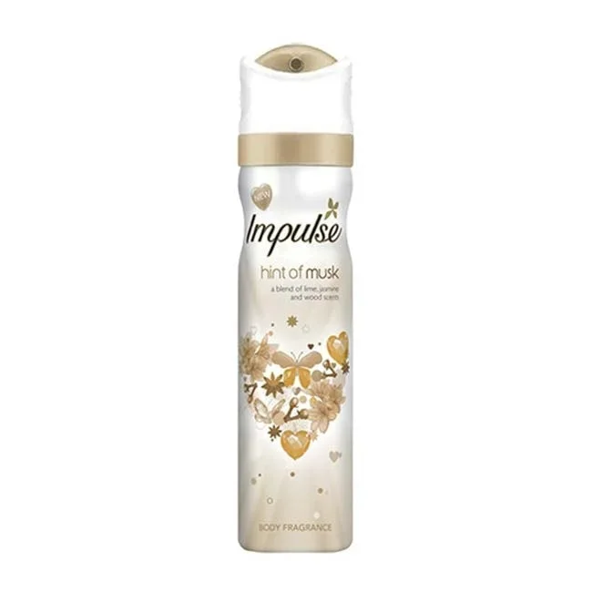 Impulse Ladies Deodorant Body Spray Musk 75ml – Case of 6