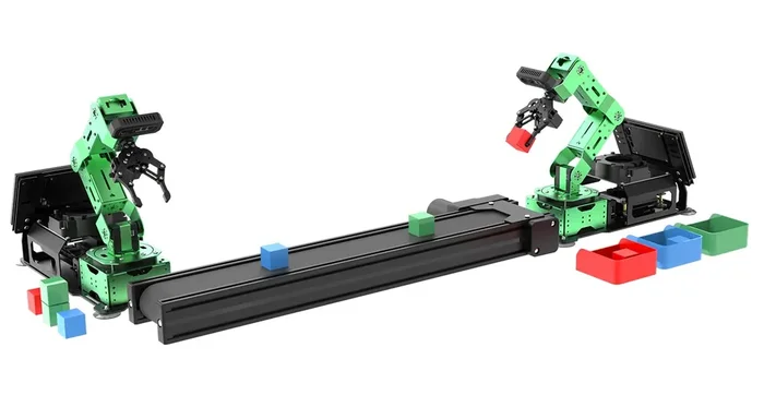 JetArm Pro with Multimodal Model ChatGPT (Advanced Kit with Jetson Orin Nano 8GB and Conveyor Belt)