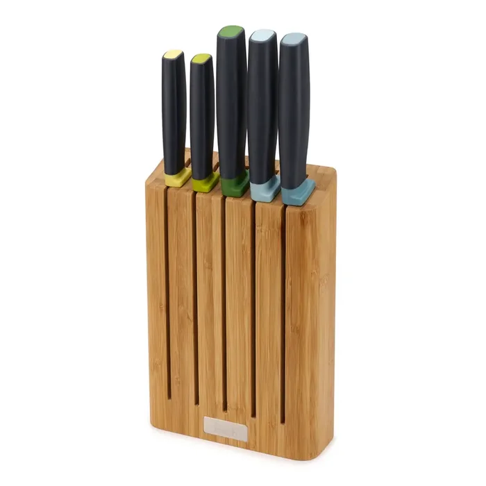 Joseph Joseph Elevate 5 Piece Knife Set with Bamboo Block