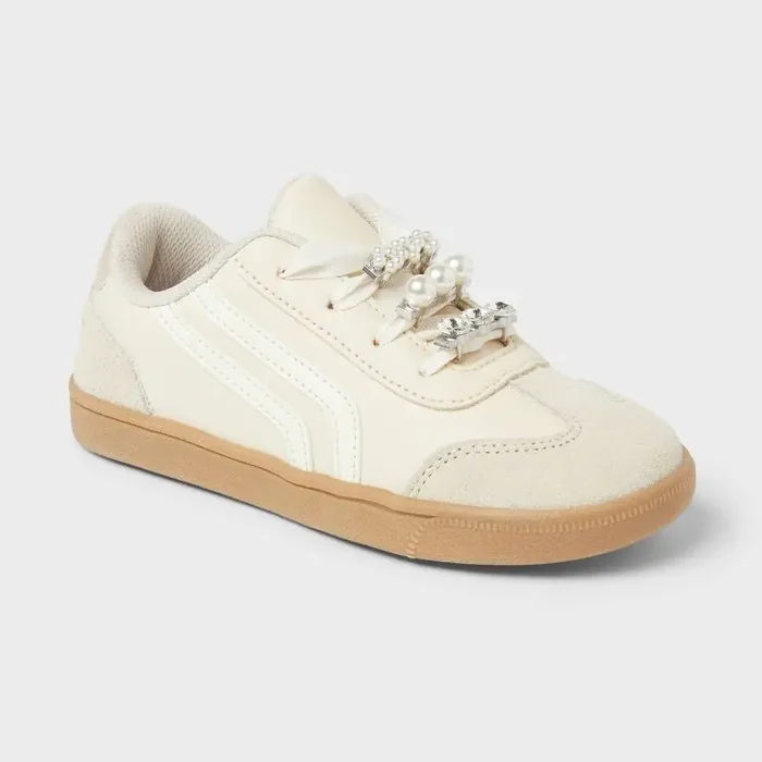 Kids‘ Boston Court Sneakers – Cat & Jack™ Beige 1