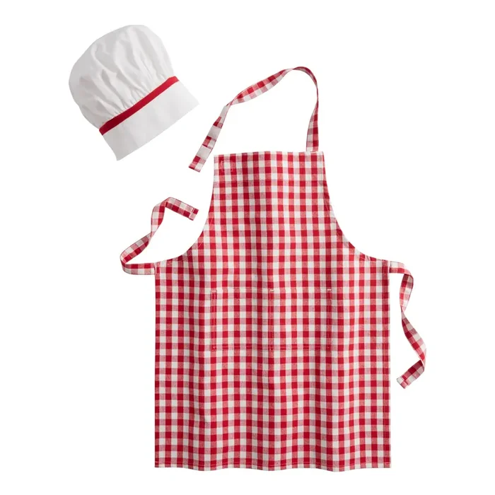 Kids Chef Hat And Apron Dress Up Set