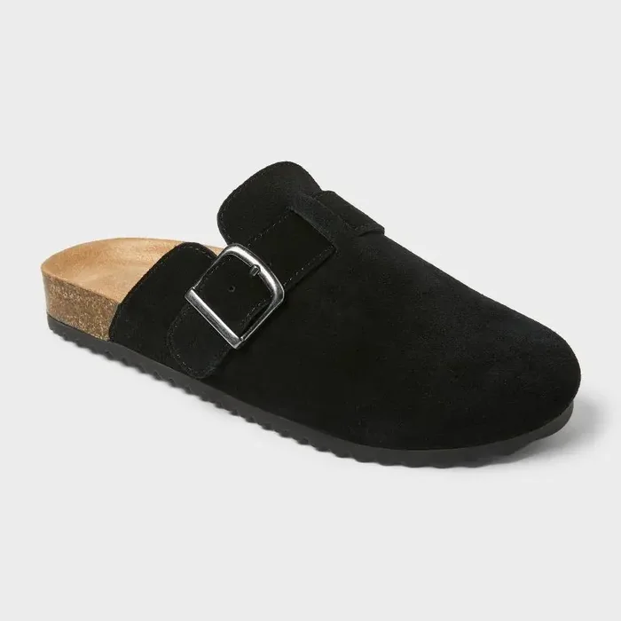 Kids‘ Tate Clogs – Cat & Jack™ Black 2 Slip-On, Contoured Footbed, Flexible Outsole