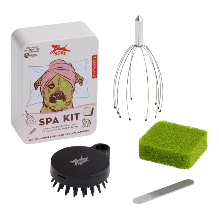 Kikkerland Kobe Dog Spa Kit