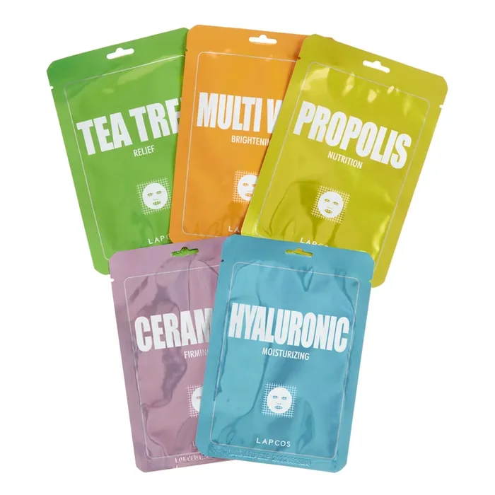 Lapcos Derma Care Korean Beauty Sheet Mask Set 5 Pack