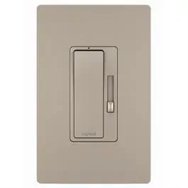 LED Dimmer, 3-Way, Single-Pole, Nickel, 450-Watt