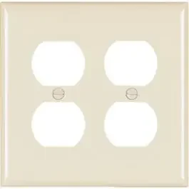 Light Almond 2-Duplex Nylon Wall Plate