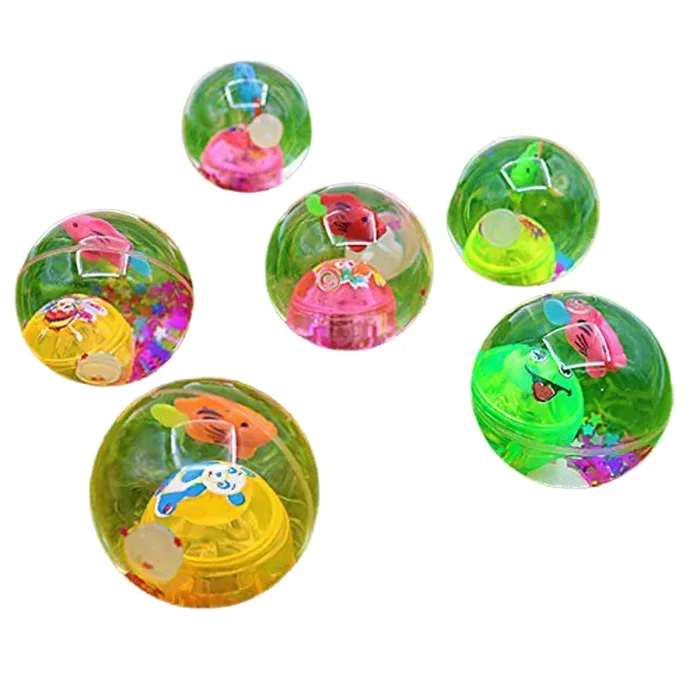 Light Up Sparkle Ball 6 Assorted – Case of 12