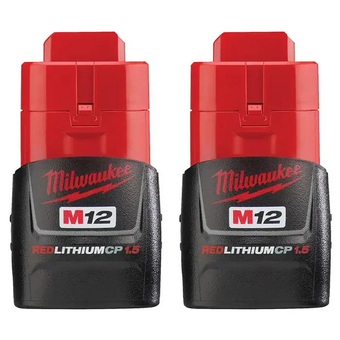 M12™ REDLITHIUM™ 1.5Ah Compact Battery Pack (2 Piece)