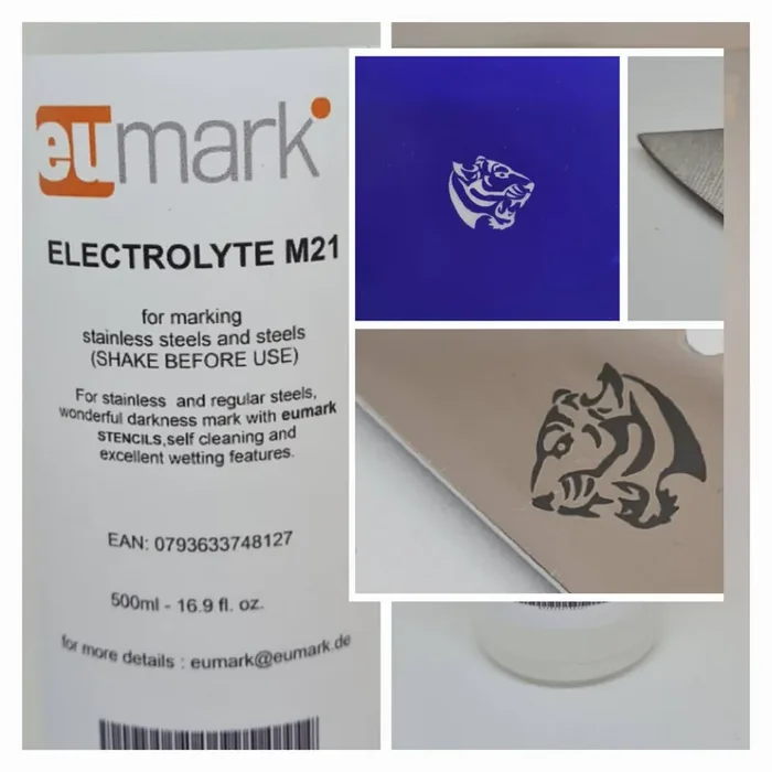 M21 Electrolyte for Electrochemical Marking 500ml 16.9 fl. oz.