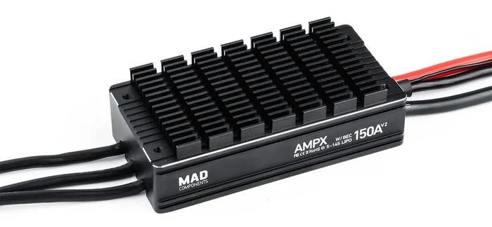 MAD AMPX 150A (5-14S) Drone ESC V1.0/V2.0 High Power Density Drone ESC Motor Speed Controller