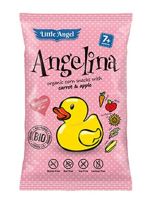 Maischips Mini Angelina Karotte und Apfel ab 7 Monaten glutenfrei BIO 30 g LITTLE ANGEL
