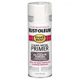 Metal Spray Primer, White, 12-oz.