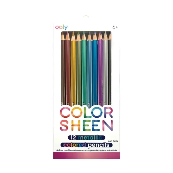 METALLIC COLORED PENCILS S/12