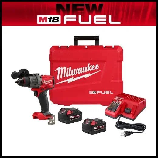 Milwaukee® M18 FUEL™ 1/2″ Hammer Drill/Driver Kit