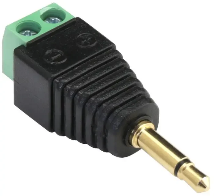 Mono Audio Jack to Screw Terminal Adapter