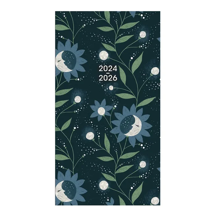 Moonflowers 2 Year Daily Pocket Planner
