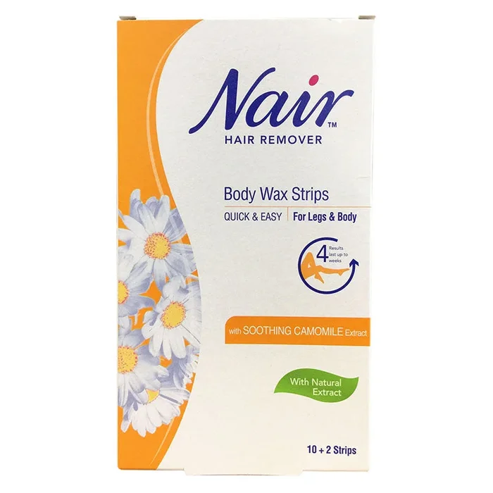 Nair Hair Remover Body Wax Strips – Case of 6