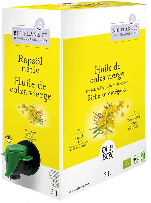 Natives Rapsöl BIO 3 L – HORECA BIO PLANETE