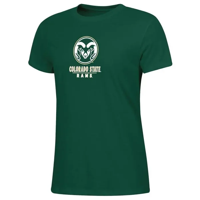 NCAA Colorado State Rams Women‘s Crew T-Shirt – M Relaxed Fit, Lightweight Jersey
