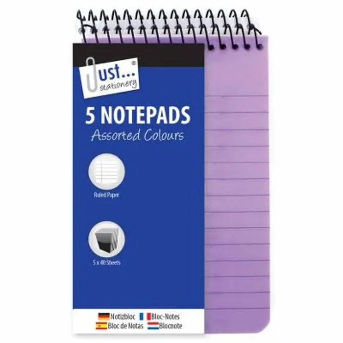 Neon Notepads Assorted 5 Pack