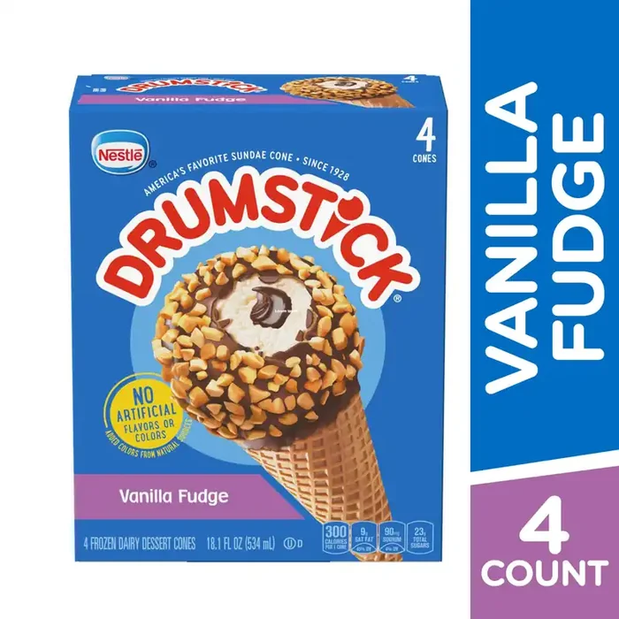 Nestle Drumstick Vanilla Fudge Sundae Cone