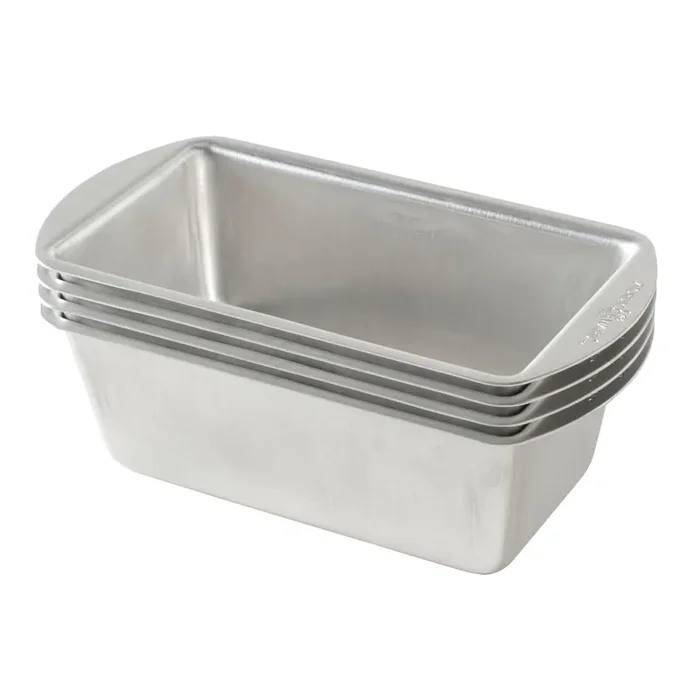 Nordic Ware Naturals Mini Aluminum Loaf Pans 4 Pack
