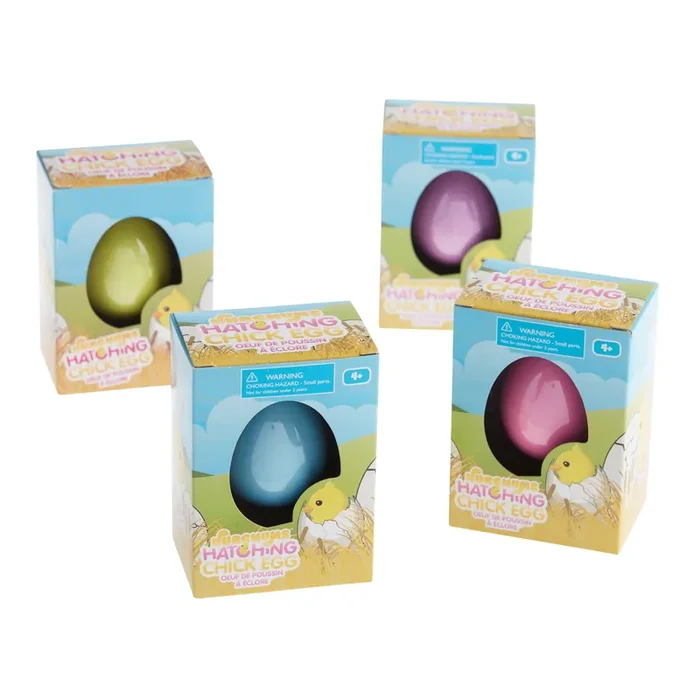 Nurchums Hatching Chick Easter Egg Set of 4