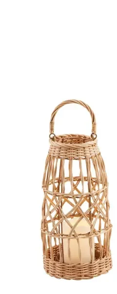 OPEN WEAVE LANTERN SET SM