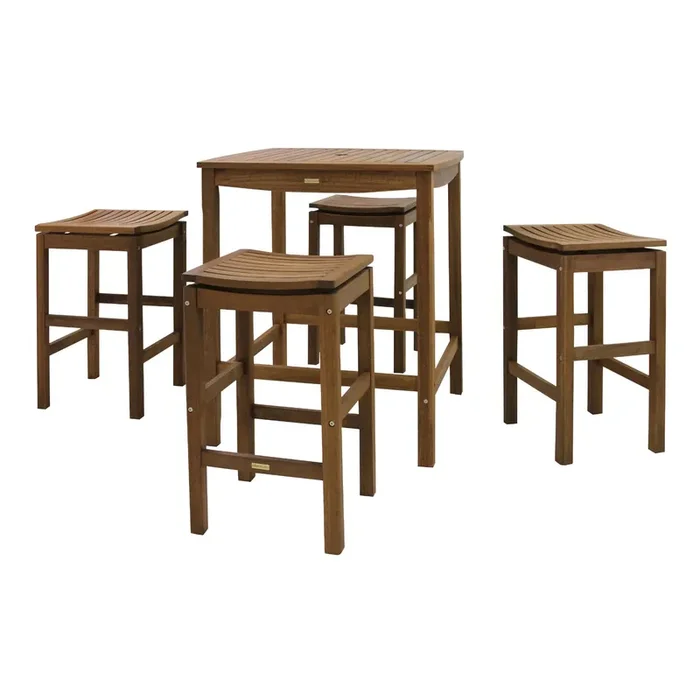 Oreton Square Wood Outdoor Pub Dining Collection