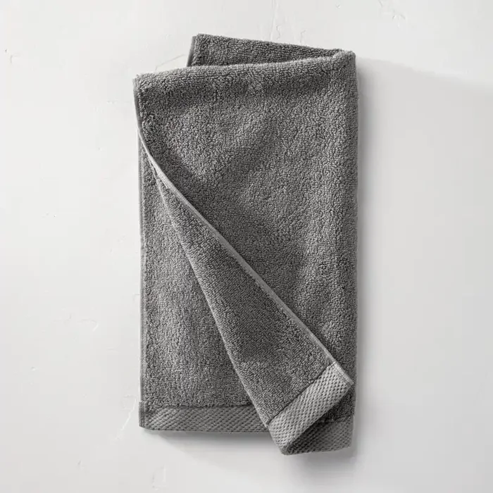 Organic Hand Towel Dark Gray – Casaluna™
