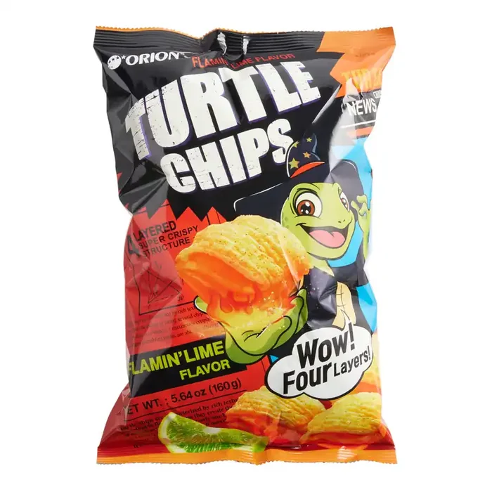 Orion Flamin‘ Lime Turtle Chips