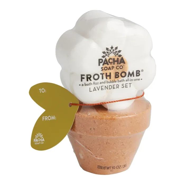 Pacha Lavender Flower Pot Froth Bomb 2 Pack