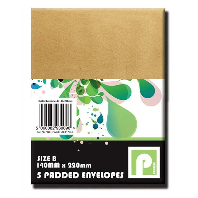 Padded Envelopes Size B Peel & Seal 5 Pack