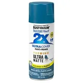 Painter‘s Touch 2X Premium Ultra Matte Spray Paint, Nantucket Blue, 12-oz.