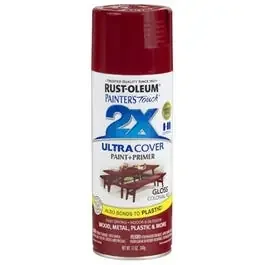 Painter‘s Touch 2X Spray Paint, Gloss Colonial Red, 12-oz.