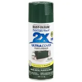Painter‘s Touch 2X Spray Paint, Gloss Hunter Green, 12-oz.