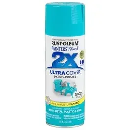 Painter‘s Touch 2X Spray Paint,Gloss Seaside, 12-oz.