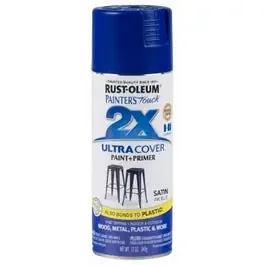Painter‘s Touch 2X Spray Paint, Satin Ink Blue, 12-oz.