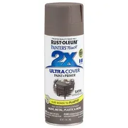 Painter‘s Touch 2X Spray Paint, Satin London Grey, 12-oz.