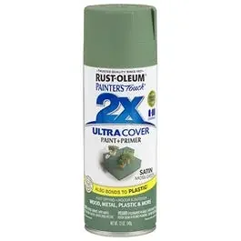 Painter‘s Touch 2X Spray Paint, Satin Moss Green, 12-oz.