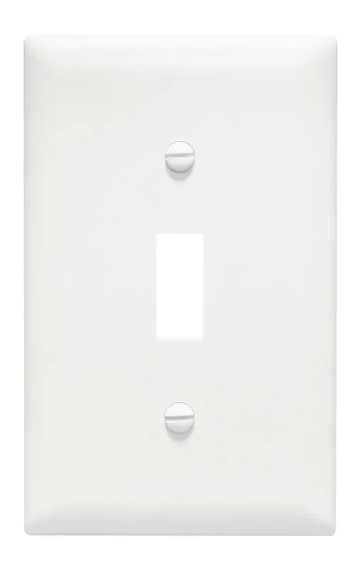 Pass & Seymour Toggle Switch Openings, One Gang, White