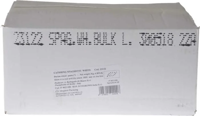 Pasta (Grieß) BIO Spaghetti 6 kg – HORECA