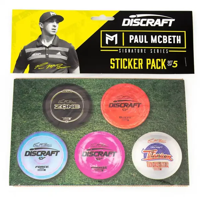 Paul McBeth Sticker Pack – One Sheet of 5 Stickers