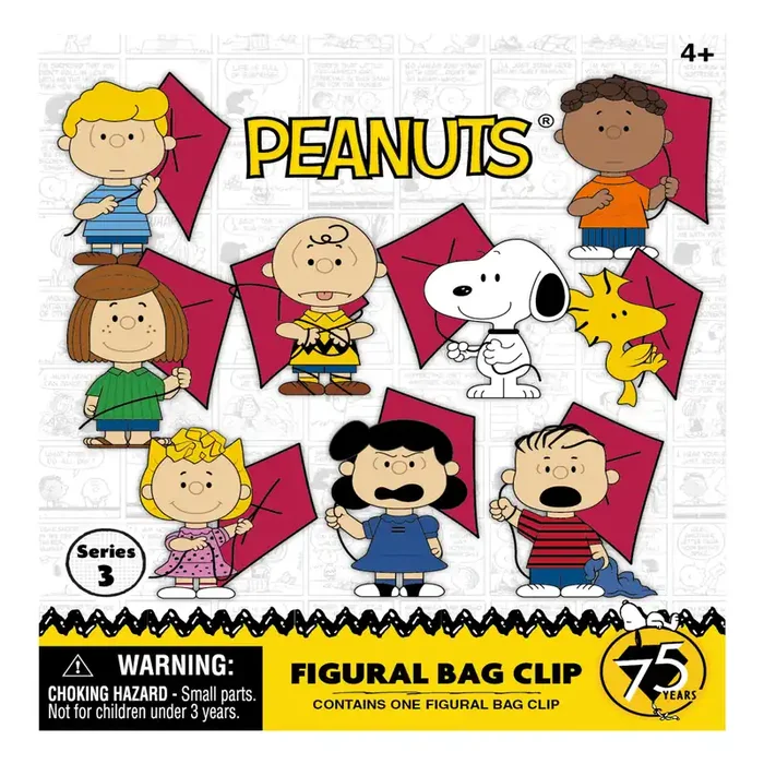 Peanuts Figural Bag Clip Blind Bag