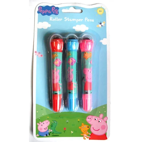 Peppa Pig Roller Stamper Pens 3 pack