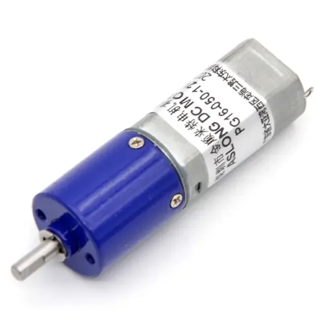 Permanent Magnet Brush Planetary Gear Motor PG16-050 Micro 16mm Gear Motor 12V 15rpm 1 509 Ratio