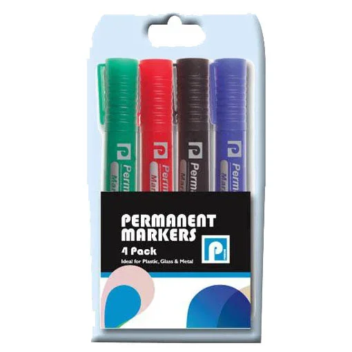 Permanent Markers 4 Pack